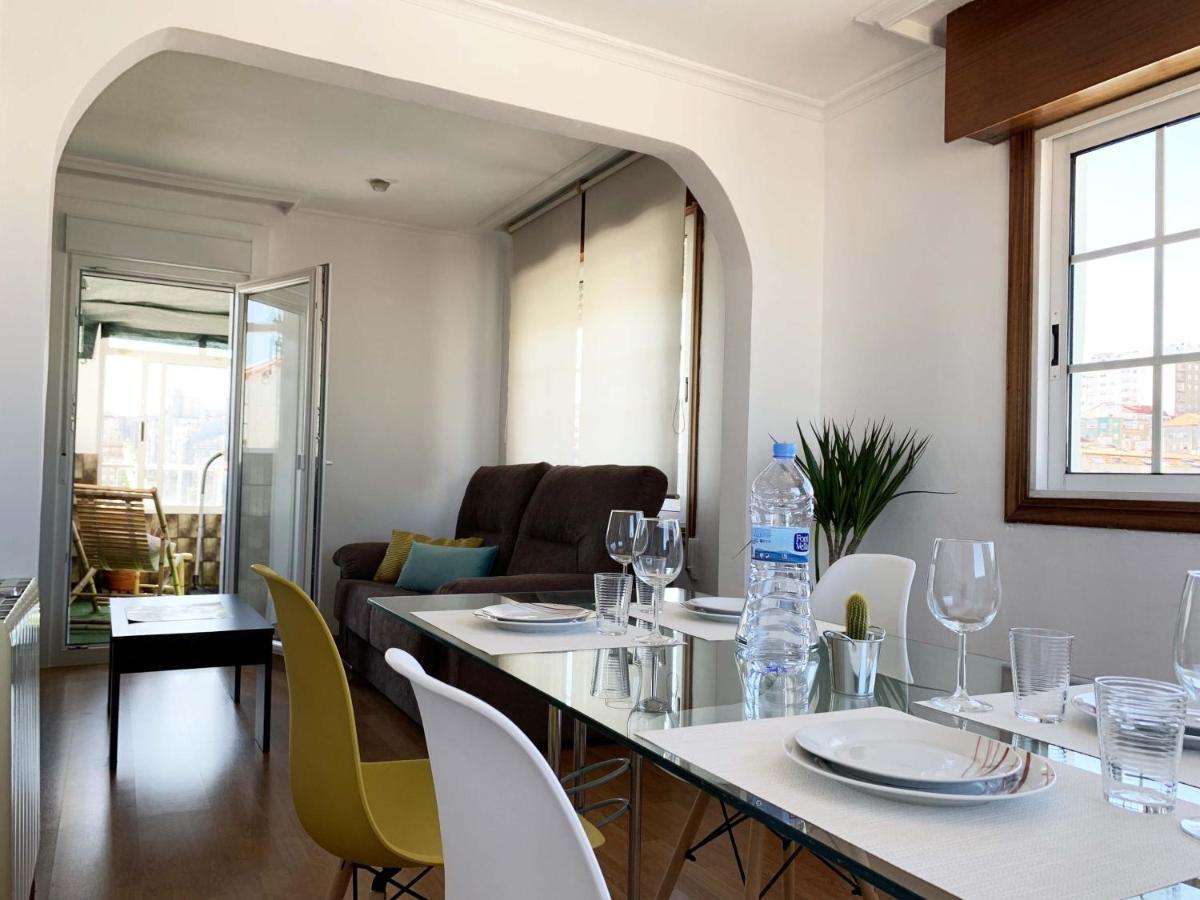 Ferienwohnung Atico En Vigo Calle Principe Recien Reformado Exterior foto